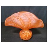 Signed art glass vase