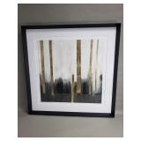 Jennifer Goldberger signed 'Gilt Treeline II'