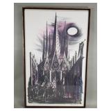 Joseph Mugnaini pencil signed lithograph
