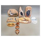 Hand painted wood plaques