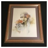 Bijan Djamalzadeh Iranian artist vintage print