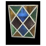 Vintage stained glass window