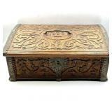 18th Century Oak Bible box