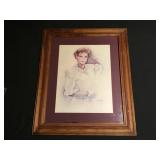 Bijan Djamalzadeh Iranian artist vintage print