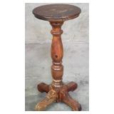 Vintage walnut plant stand