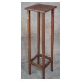 Antique walnut plant stand