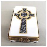 Limoges (France) hand-painted porcelain Celtic