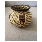Woonan tribal hand woven basket