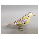Tin treasures wind-up singing bird