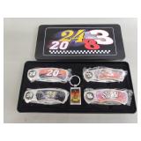 NASCAR racing car pocket knife collector set