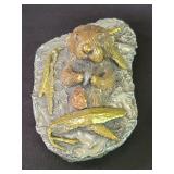 Chesney Studio mixed metals beaver sculpture
