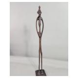 Vintage African brass maternity figure