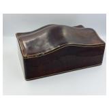 Italian leather jewelry box