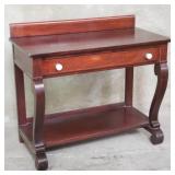 Antique mahogany hall table
