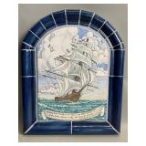 Susan Dunbar ceramic tile 'where lies the land