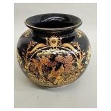 Vintage Limoges-style porcelain rose bowl vase