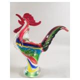 Dale Tiffany Art glass rooster figurine