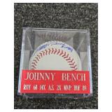 Johnny Bench Signed Authenticated PSA / DNA MLB