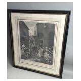 Vintage William Hogarth framed engraving