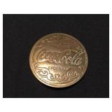 Vintage Coca Cola vendor license badge