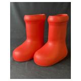 MSCHF-style Big Red Boots