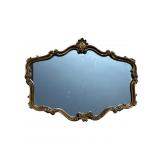 Vintage Louis XV style gilt mirror