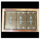 Vintage stained glass window