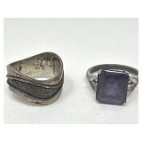 Group of sterling silver jewelry