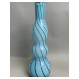 Triple gourd art glass vase