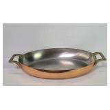 Paul Revere copper brass and steel fish pan