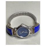 Navajo quartz watch with silver, stainless
