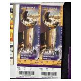 2002 Lakers playoff season ticket book