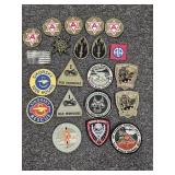 Vintage Military Army Patches