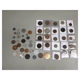 Antique and vintage foreign coins, world coins