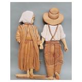 Signed Intarsia wood art