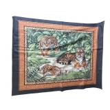 Vintage tiger tapestry