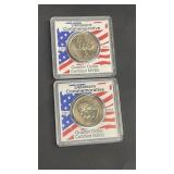 Pair of Vintage ms-65 Delaware 1787-1999 quarters