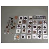 Antique and vintage foreign coins, world coins