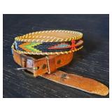 Vintage Native American style hand beaded belt