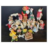 Vintage items; Dept 56 Snow Babies, porcelain,