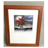 Pencil signed 'Dali's legs' and numbered print