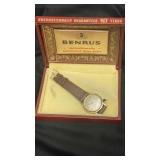 Vintage men's Benrus gold filled wristwatch