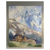 After Alfons Walde (1891-1958) oil on board