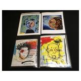 2 portfolios of original artwork and photography