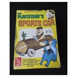 Vintage 1974 Fred Flintstones sports car model kit