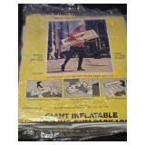 Vintage giant inflatable chewing gum package