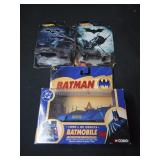 Lot of 3 Batman toy cars Hot Wheels and Corgi