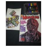 Lot of 3 Star Wars and Monsters collectibles