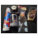 Lot of 5 assorted super hero collectibles