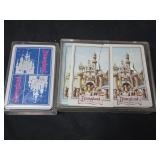 Lot of 3 cecks of Disney playing cards